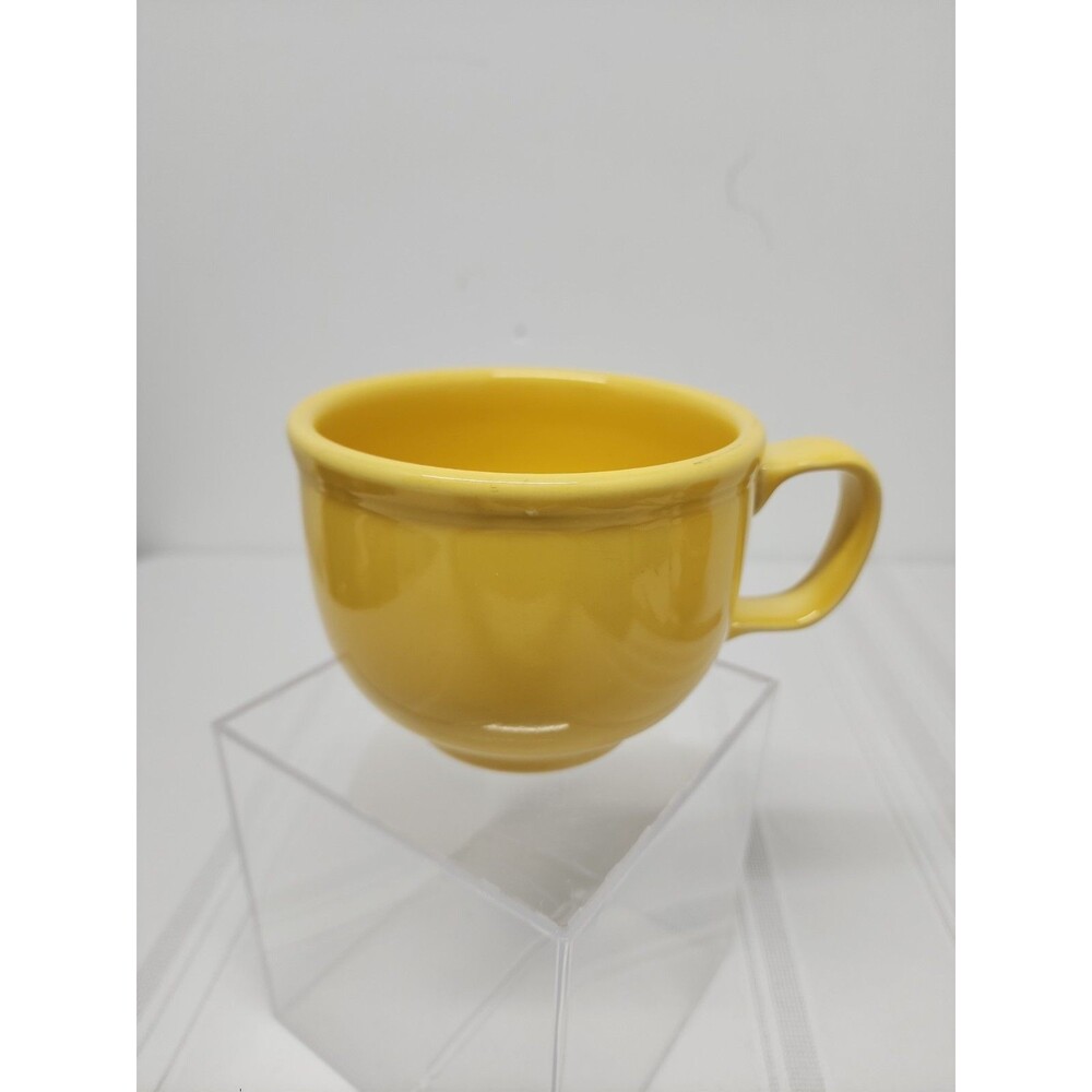 Fiesta Jumbo Cup 18 Oz In Sunflower Coffee~Tea Soup~Cozy Beverages Made In USA